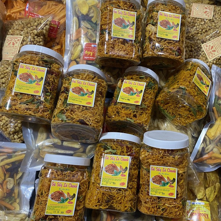 Khô Gà Cay Lá Chanh❤️FREESHIP❤️Khô Gà Đà Lạt  hộp nửa Bánh Kẹo Tết | BigBuy360 - bigbuy360.vn