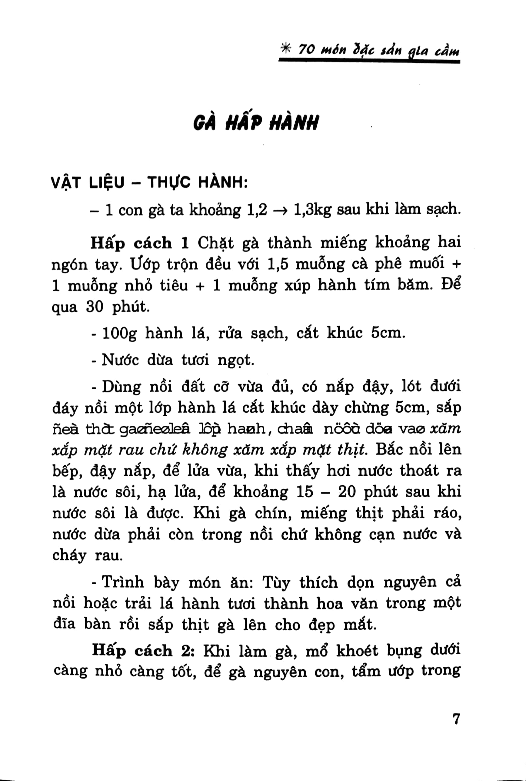 Sách 70 Món Đặc Sản Gia Cầm