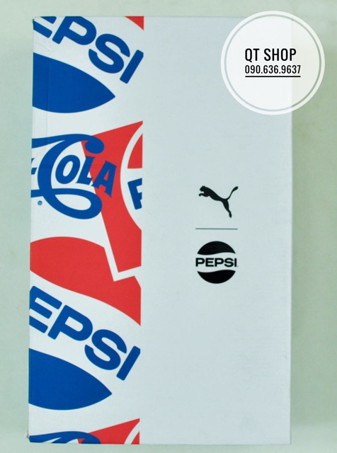 (HOT) GIÀY PUMA x PEPSI RS-0 White - Hàng Có sẵn 43