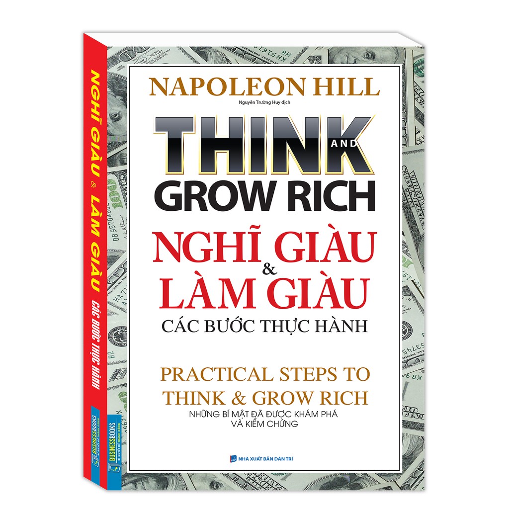 Sách - bussinessbooks - Think and grow rich Nghĩ giàu và làm giàu các bước thực hành - tặng bookmark