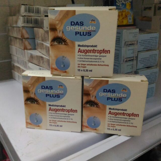 THUỐC NHỎ MẮT DAS GESUNDE PLUS AUGENTROPFEN - ĐỨC