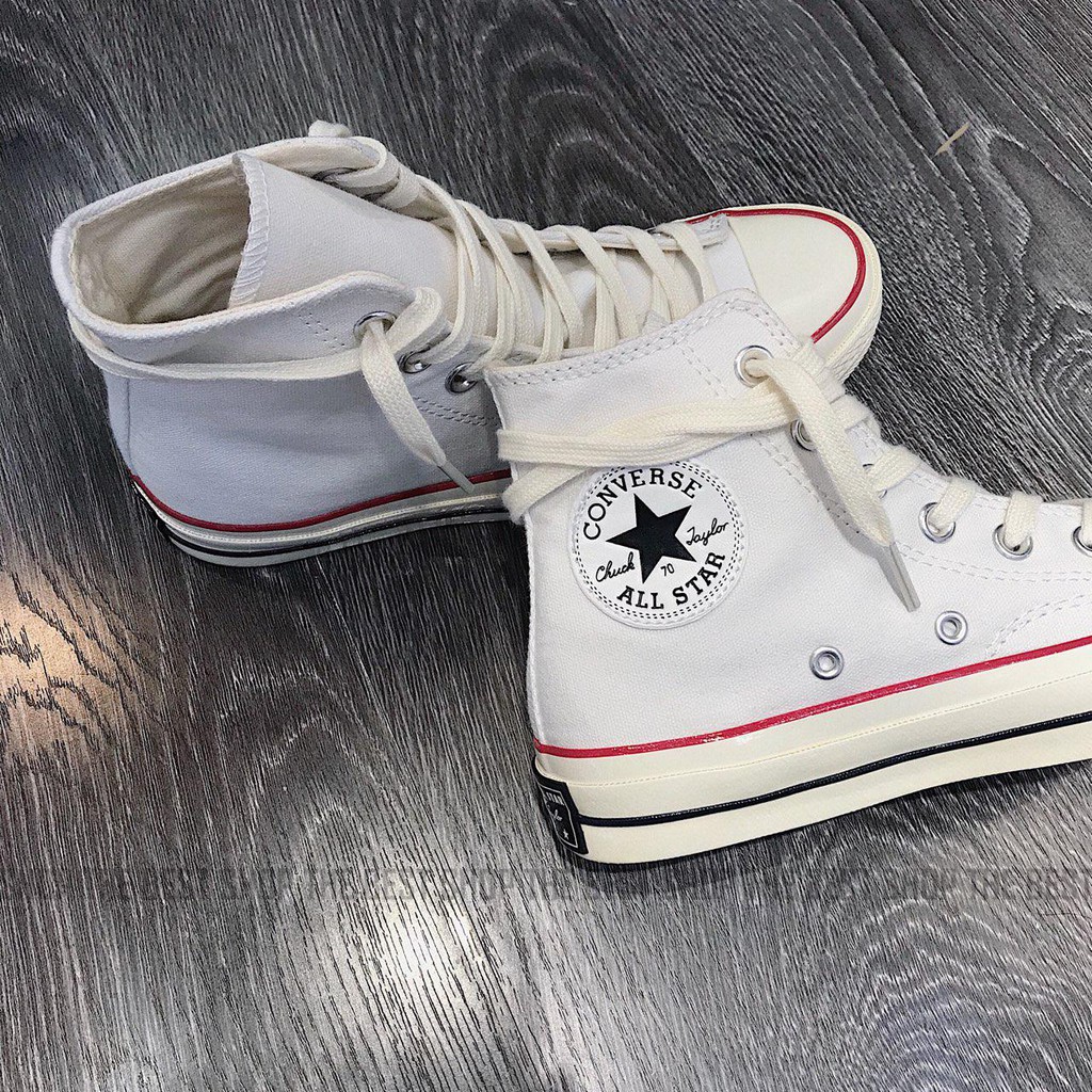 Giày thể thao Nam/nữ Fit_converse 1970 trắng cao