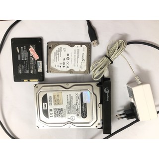 Trọn bộ dock đọc ổ cứng 3.5 và 2.5 ssd hdd lap case