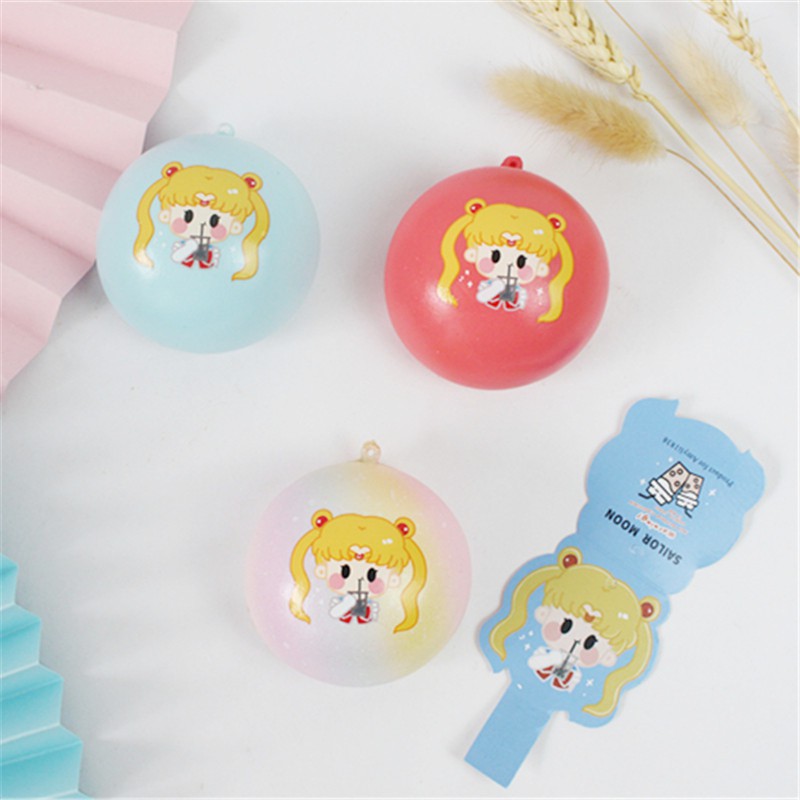 Đồ chơi bóp tay hình thủy thủ mặt trăng dễ thương 7cm