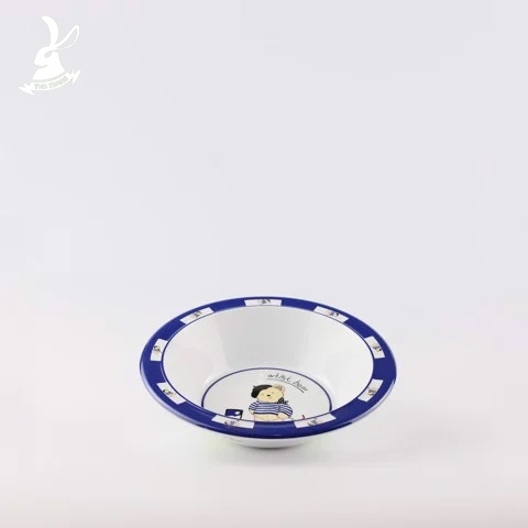 Bộ chén dĩa ăn dặm trẻ em hoa văn Artist Bear cao cấp thương hiệu Superware