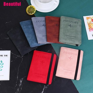 Ốp Bọc Hộ Chiếu Đa Năng Chất Liệu Da Phong Cách Vintage