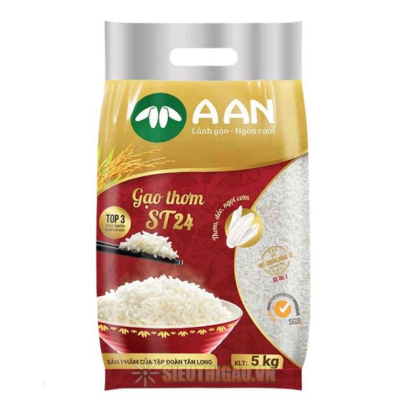 Ship Nhanh Gạo St24 A An Tân Long túi 5 kg ,nsx /5/2023