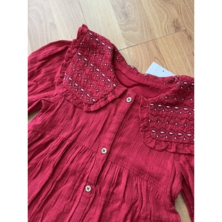 [zara auth] Váy Thu Đông bé gái Zara