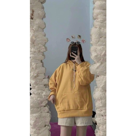 AK17_Áo Hoodie Nỉ Ngoại Thêu LoGo_Chất Nỉ Bông Dày Dặn_Form Tay Dơi Phồng_Nón Rộng 2 Lớp_Unisex Nam Nữ Ok