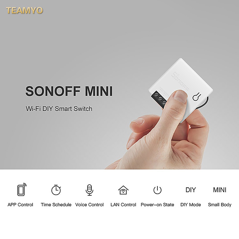 SONOFF MINI WiFi Smart Switch Dual-Control Home Timer Switch DIY Modified Pieces