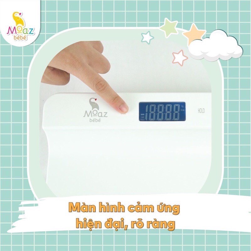 CÂN ĐIỆN TỬ CÂN TRẺ SƠ SINH MOAZ BEBE MB022