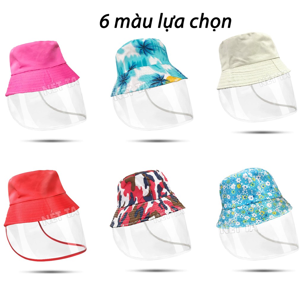 Nón chống dịch,che nắng,ngăn giọt bắn,bảo vệ toàn diện mũ bảo hộ Nét Ta