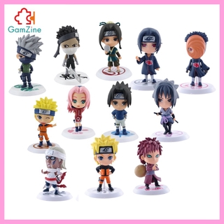 [Lzdxwcke2] GamZine Gói 12 Chiếc Anime 7cm PVC Hành Động Hoạt Hình Mô Hình Nhân Vật Đồ Chơi Búp Bê