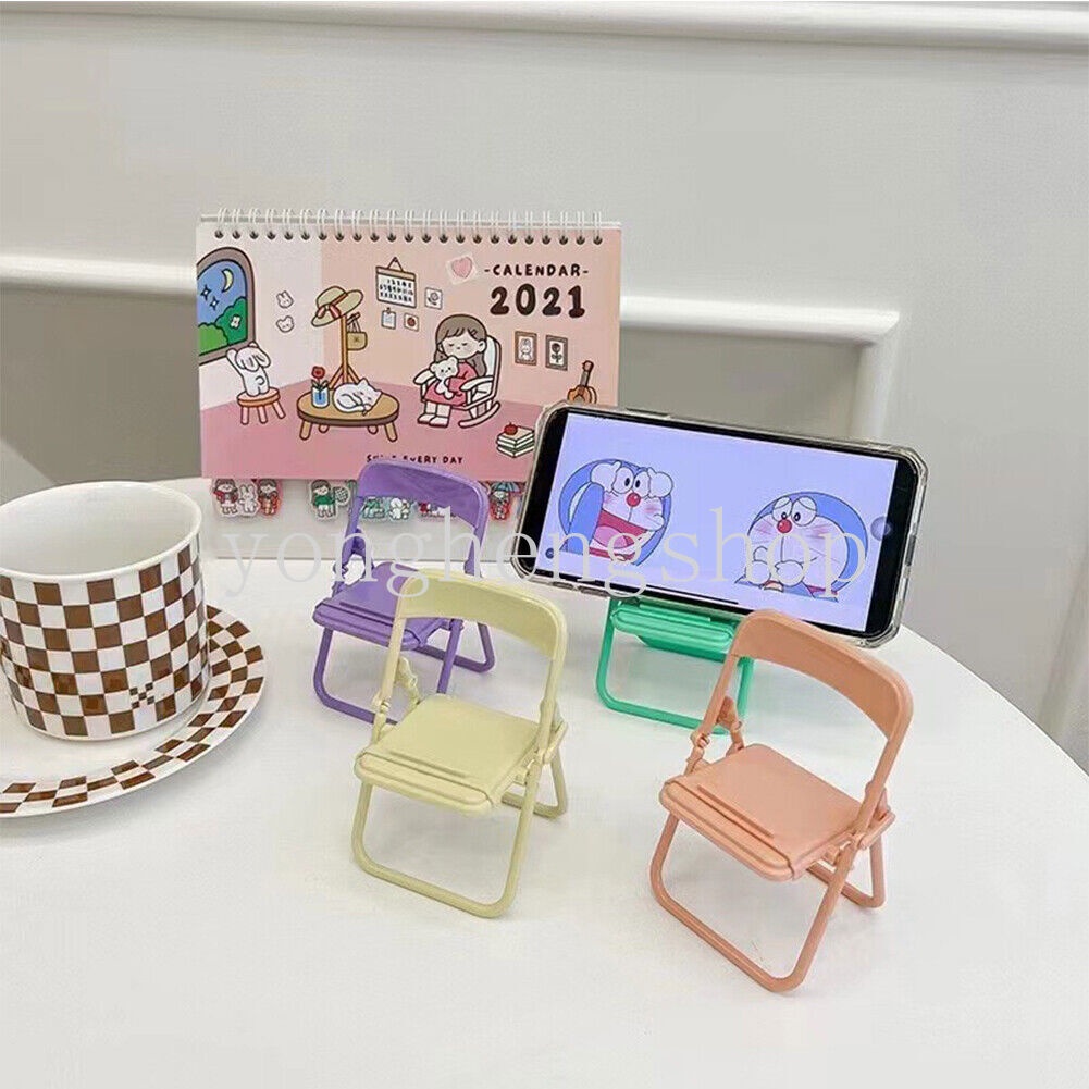 Giá Đỡ Điện Thoại / Máy Tính Bảng Mini Hình Ghế Ngồi Dễ Thương