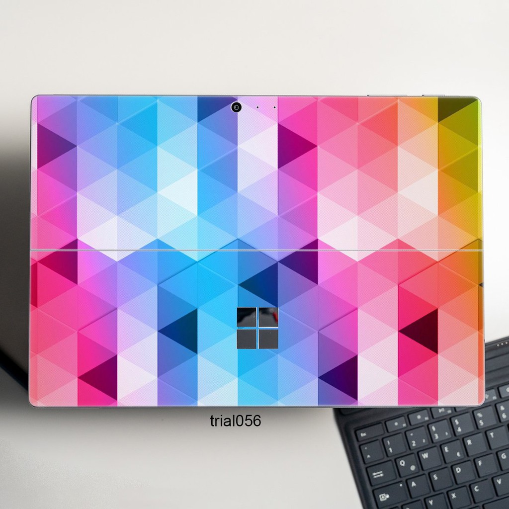 Skin dán hình Đa giác x10 cho Surface Go, Pro 2, Pro 3, Pro 4, Pro 5, Pro 6, Pro 7, Pro X