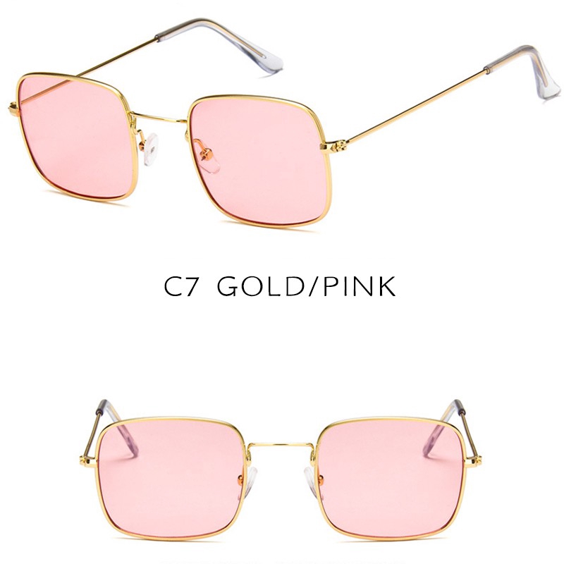 Kính mát gọng vuông phong cách  Hàn Quốc cổ điển