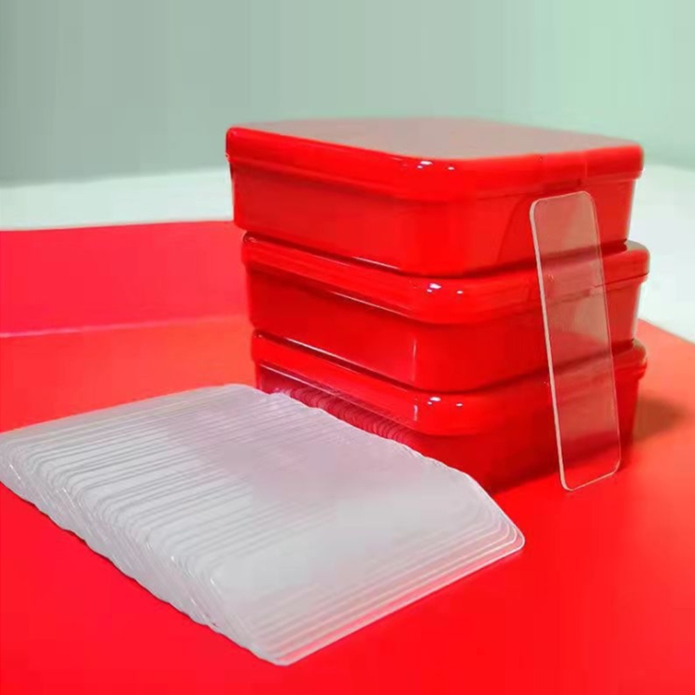 Set 60 Băng Keo Hai Mặt Trong Suốt Tự Dính Không Để Lại Dấu Vết