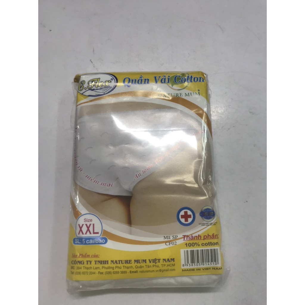 ( Đủ size ) Bì 05 Quần Lót Giấy Cotton Cho Mẹ Sau Sinh | BigBuy360 - bigbuy360.vn