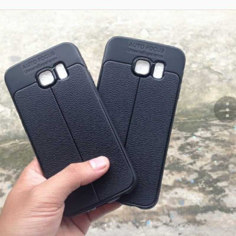Ốp lưng giả da ,chống sốc Auto focus cho samsung S6/ S6 Edge