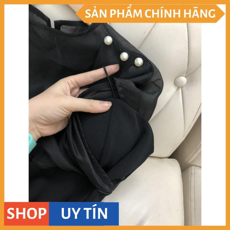 Đầm dáng xòe dự tiệc, dạo phố xinh yêu, cổ tròn vai đính hạt ngọc giả siêu sang siêu đẹp - Thời Trang VADA - Đ179 | BigBuy360 - bigbuy360.vn
