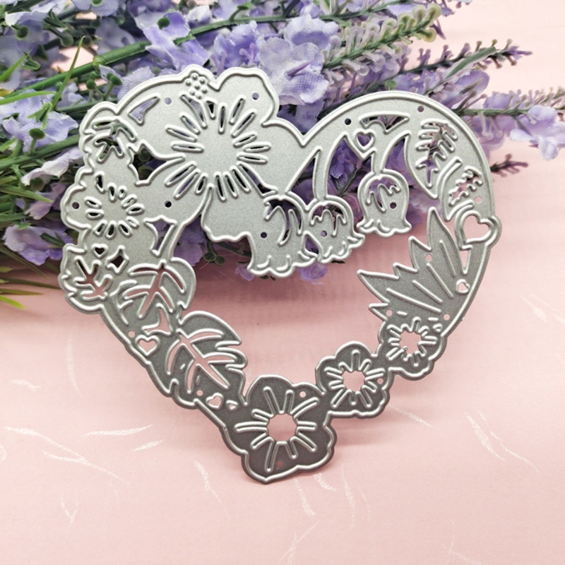 Khuôn Cắt Giấy Kim Loại Hình Hoa / Trái Tim