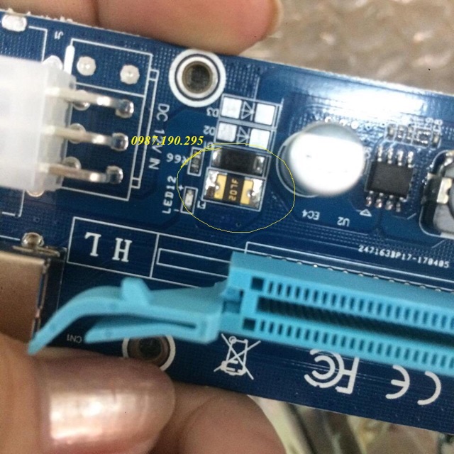 Dây Riser 009s chuyên dụng dây đen chip vàng cực chuẩn.