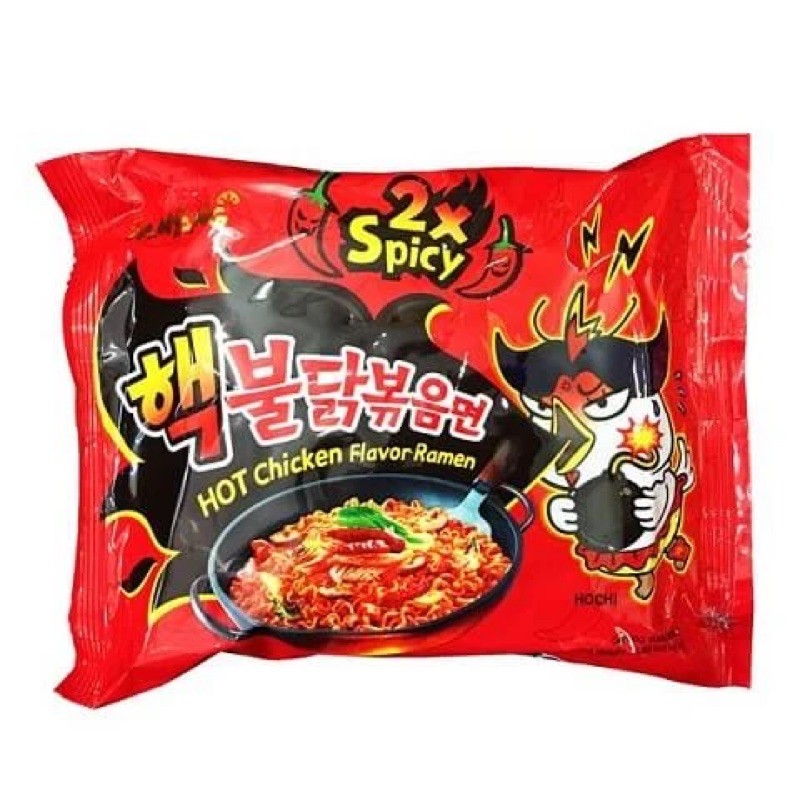 combo 5 gói mỳ cay 2X Samyang Hàn Quốc