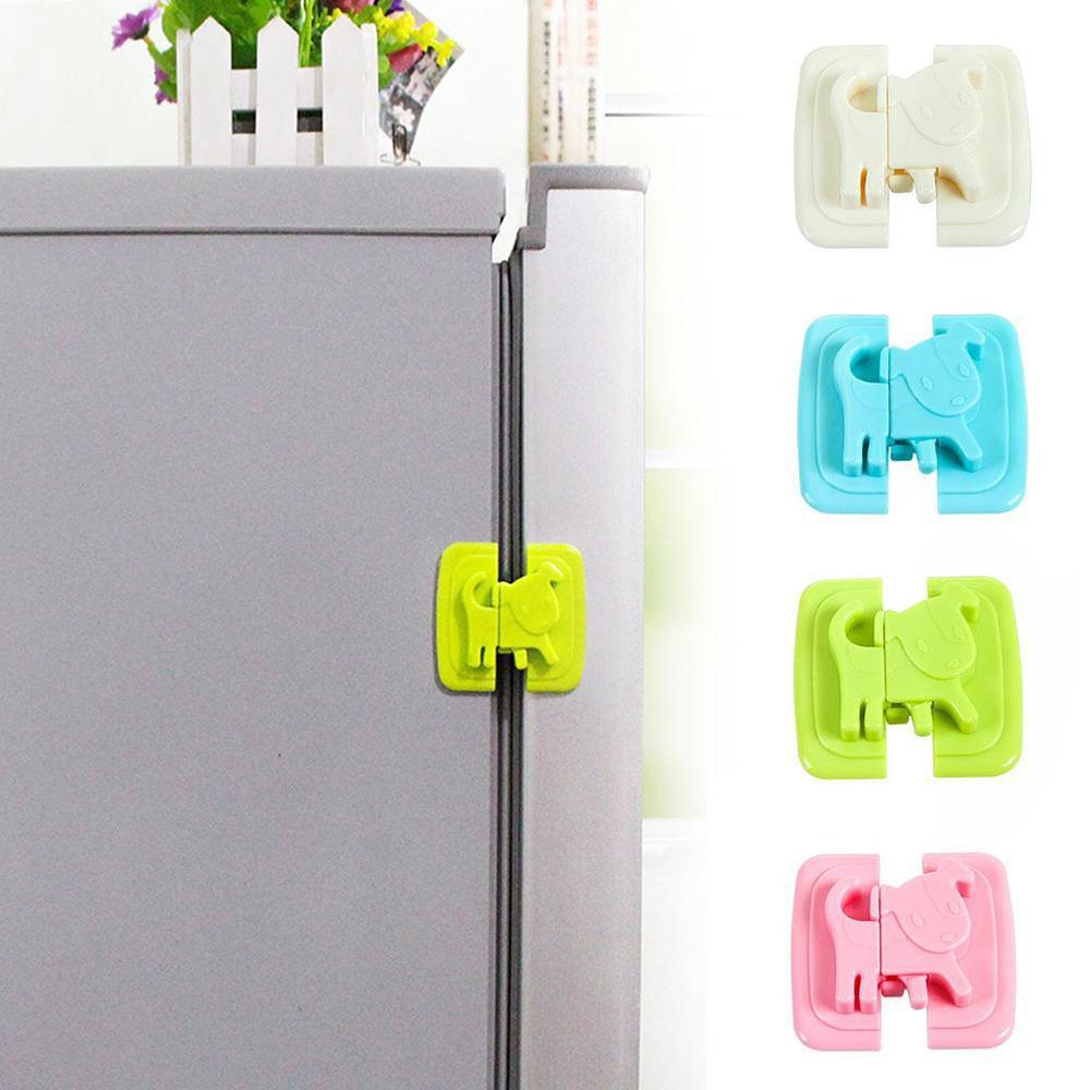 New Refrigerator Cartoon Shape Pick Cupboard Lock Baby Care Cabinet Safety