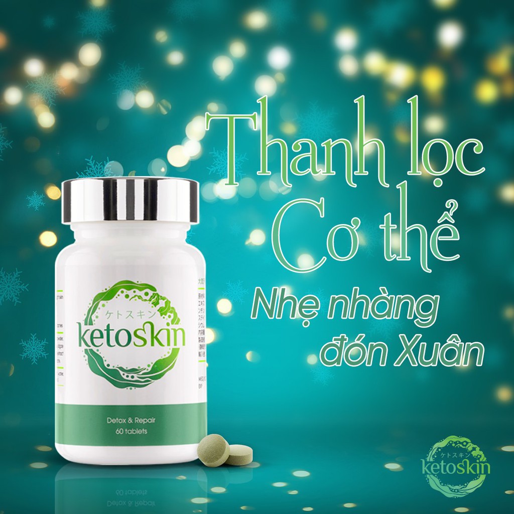 Viên Uống ThảiĐộc Ketoskin 60 viên