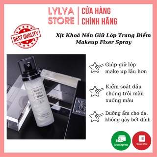 Xịt Khoá Nền Giữ Lớp Trang Điểm Xịt Nhũ Khóa  Makeup Fixer Spray _Lylya Store