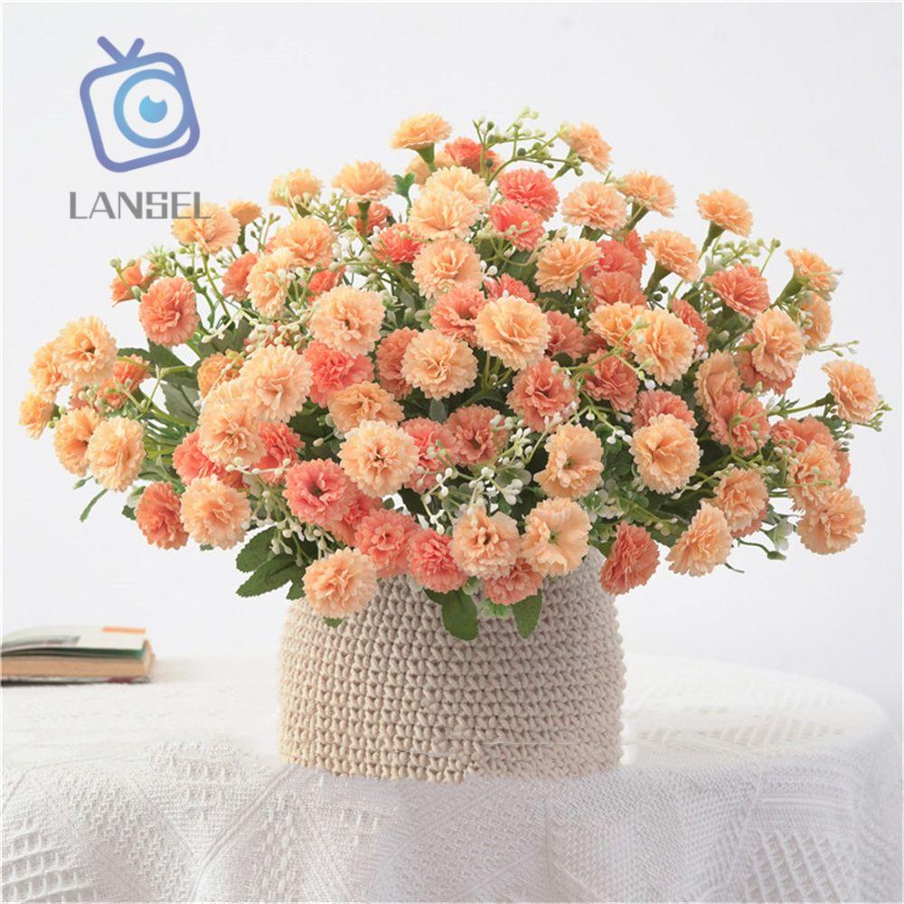 Bó Hoa Cúc Nhân Tạo 20 Đầu Dùng Trang Trí Nhà Cửa|Bó Hoa Giả Nhiều Màu Sắc Dùng Trang Trí Đám Cưới