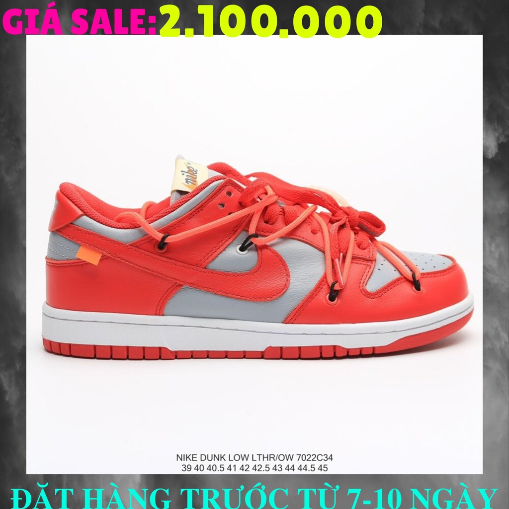 🌟FULLBOX🌟ORDER🌟SALE 50%🌟ẢNH THẬT🌟 Off-White x Futura x Nike SB Dunk 🌟GIÀY NAM NỮ