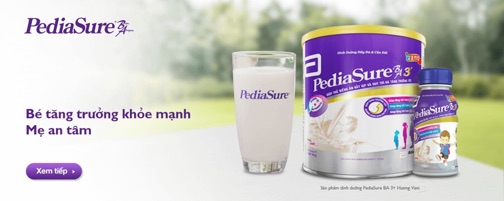 Sữa Bột PediaSure BA lon 1,6kg