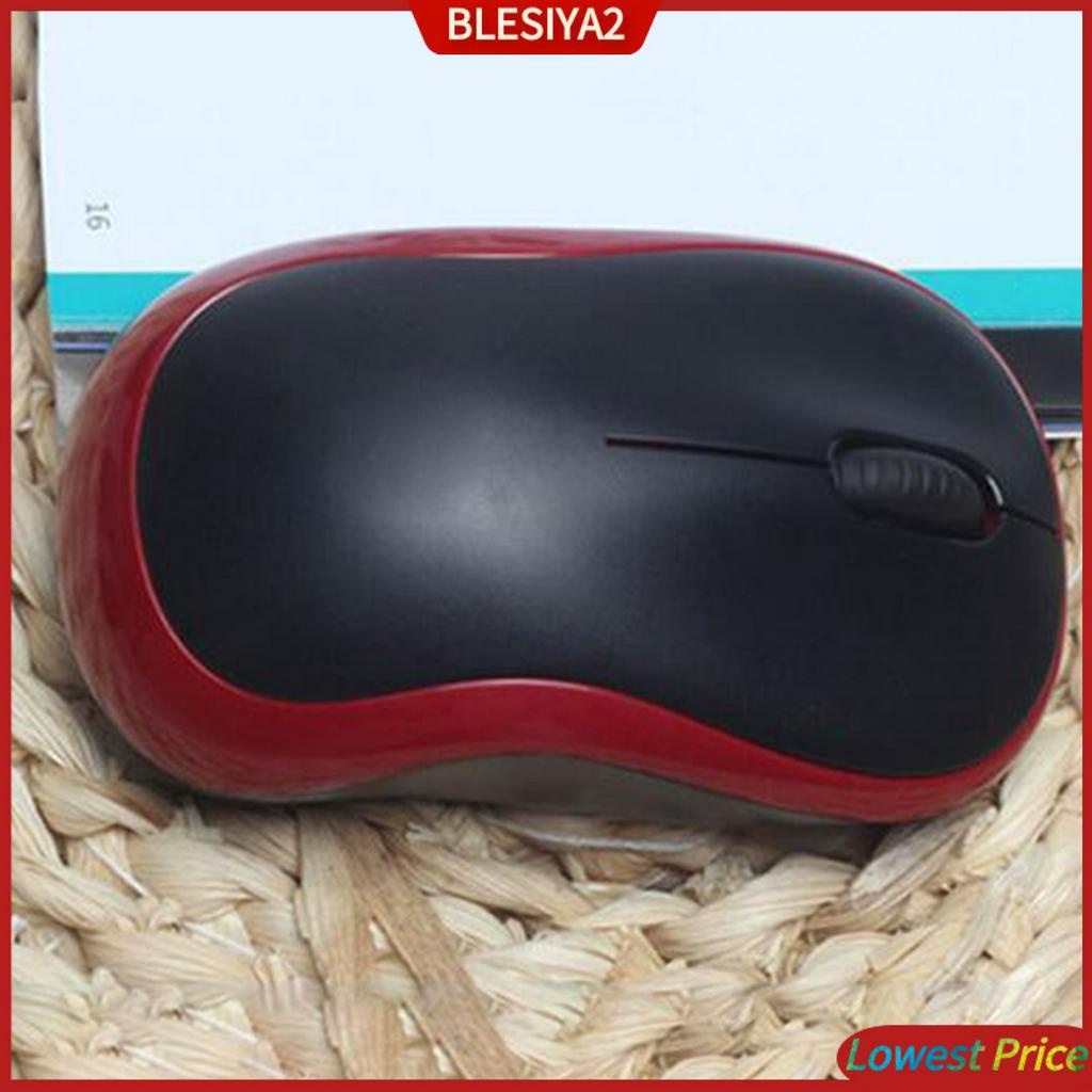 2.4GHz Slim Compact Wireless Mouse 1000dpi &amp; USB Receiver for Laptops Red