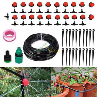 Bộ béc tưới cây, tưới nhỏ giọt đầy đủ, 10 chậu, 20 chậu tùy lựa chọn