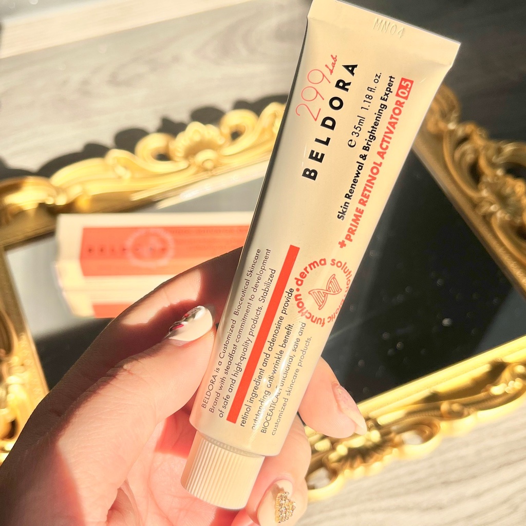 Kem Dưỡng Giảm Mụn Ẩn, Giúp Da Căng Bóng Beldora 299 Prime Retinol Activator