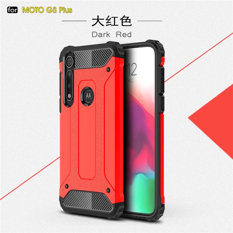 Ốp Lưng Kiểu Giáp Cho Motorola Moto G8 Plus