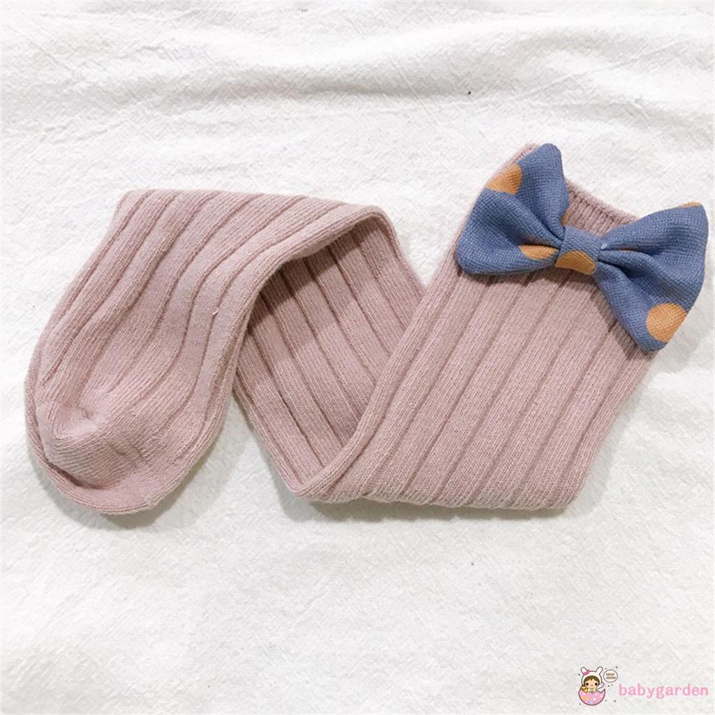 Vớ Dài 30cm Mềm Mại Co Giãn Đính Nơ Đáng Yêu Cho Bé Gái