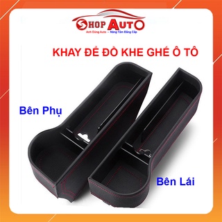 Khay để đồ khe ghế - khay để đồ khe ghế ô tô - full bộ ghế lái và ghế phụ