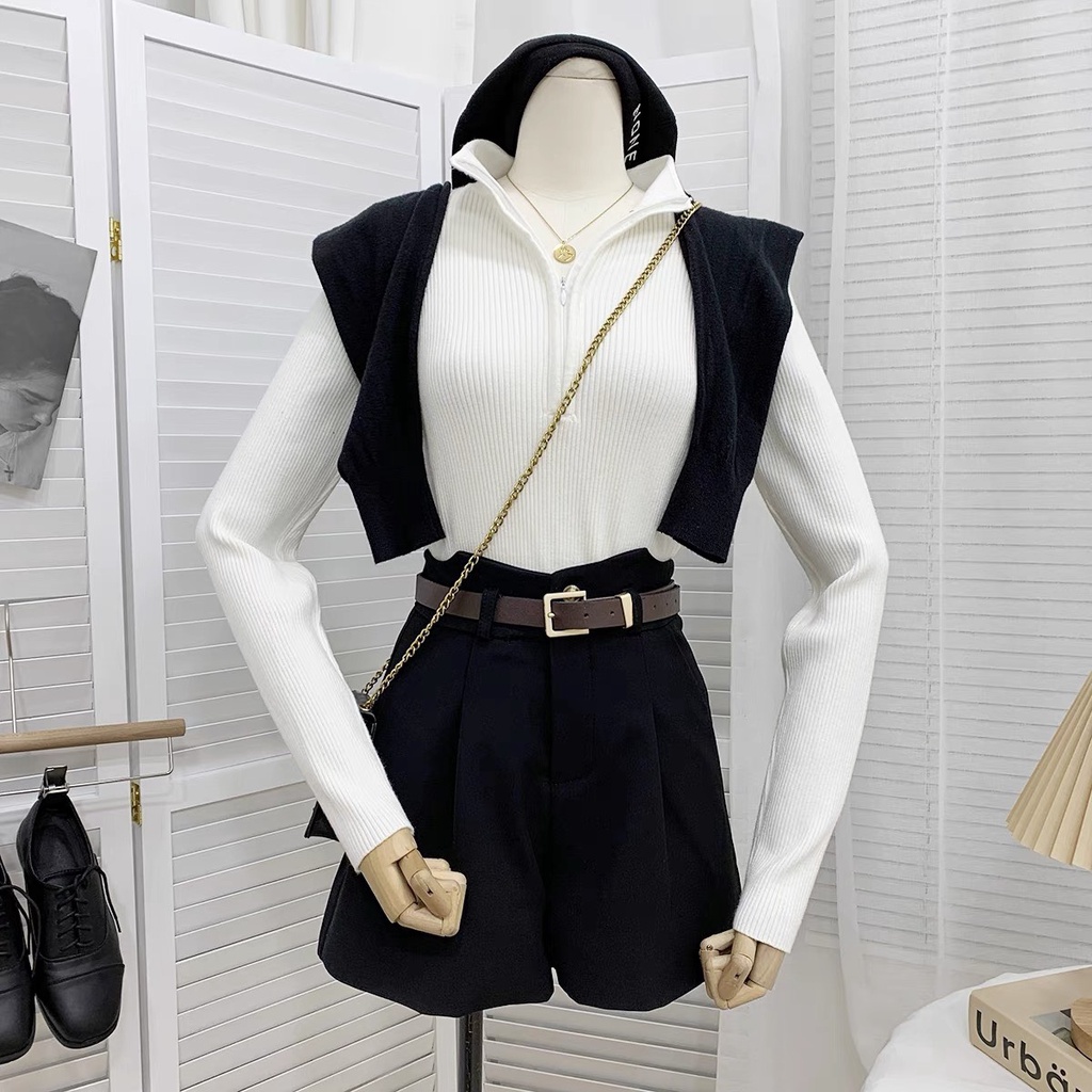 Quần short nữ cạp cao đùi nữ chất liệu vải tuyết mưa bigsize 40 - 75kg ( S03)