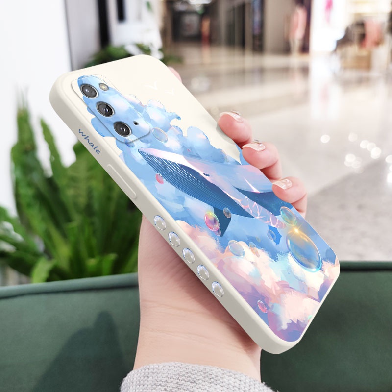 Ốp Điện Thoại Silicon Dẻo Họa Tiết Cá Voi Cho Samsung Galaxy Note 20 Ultra 10 Plus 9