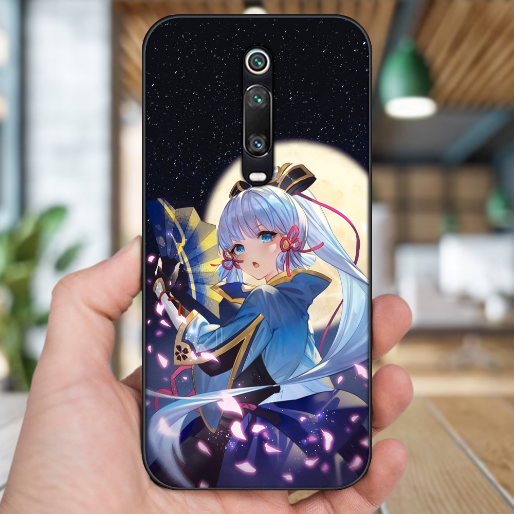 Ốp lưng Xiaomi K20, K20 Pro, Mi 9T viền đen in hình Ayaka Genshin Impact