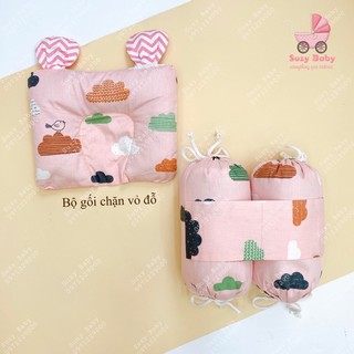 Bộ chặn kèm gối ruột vỏ đỗ