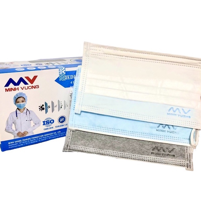 Khẩu trang y tế MINH VƯỢNG  kháng khuẩn