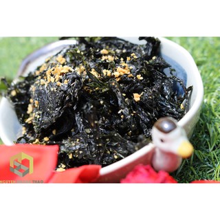 Rong biển sấy tỏi