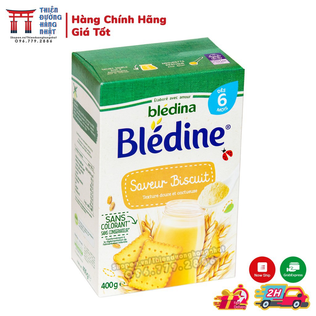 [HÀNG CHÍNH HÃNG] Bột pha sữa Bledine Pháp, bột lắc sữa Bledina ăn dặm cho bé 400g [Date T11/2021 - T3/2022] Michi