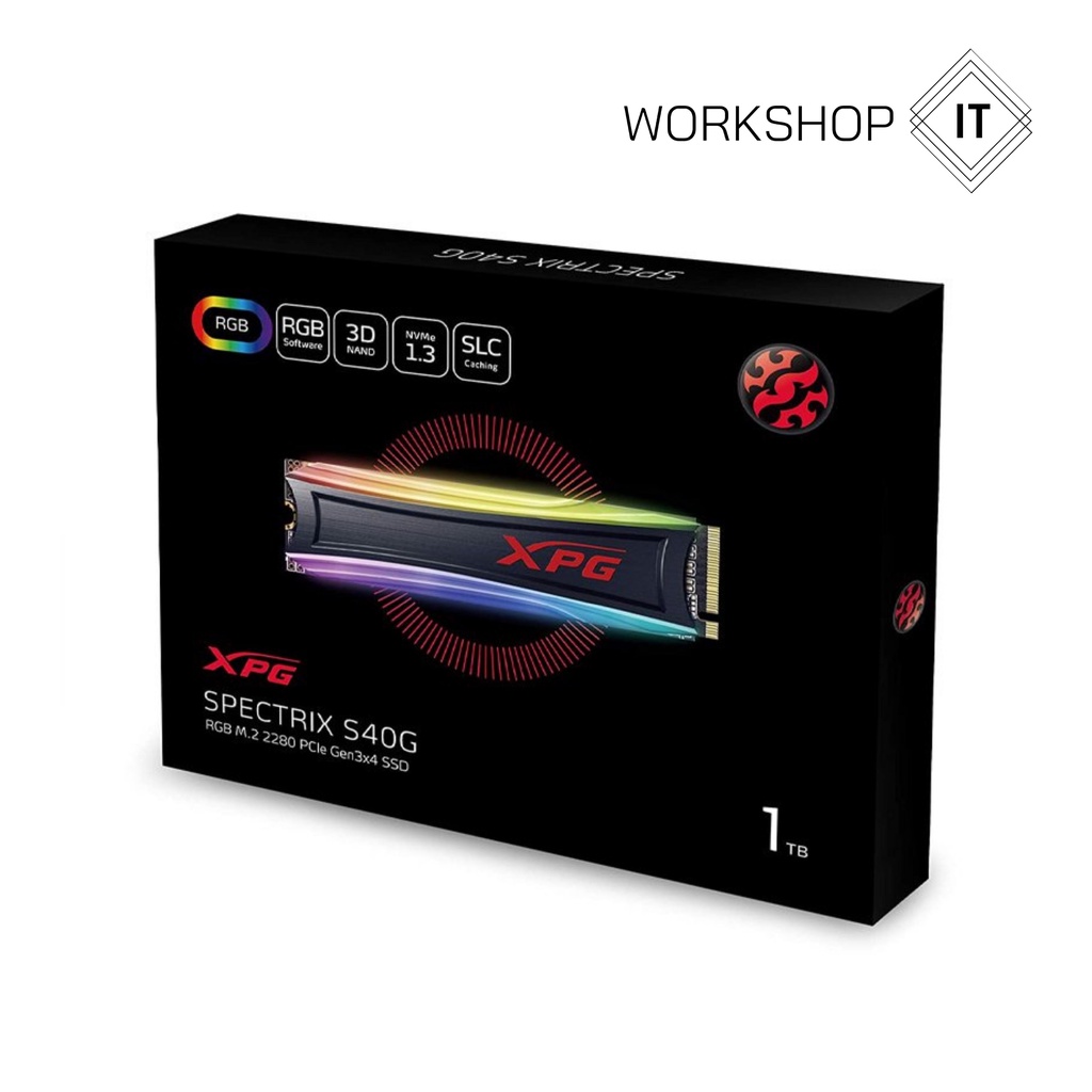 SSD Adata XPG SPECTRIX S40G RGB 1TB PCIe NVMe 3x4 | WebRaoVat - webraovat.net.vn