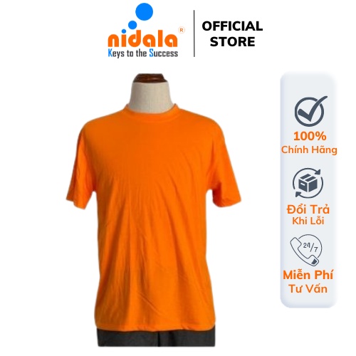 Áo thun T-Shirt Unisex Nidala basic nam nữ thấm hút mồ hôi