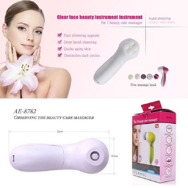 Combo 10 máy rửa mặt massage 5 in1