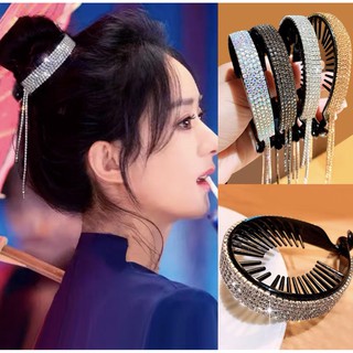 Kẹp Búi Tóc Đính Đá Cỡ Lớn Phong Cách Hàn